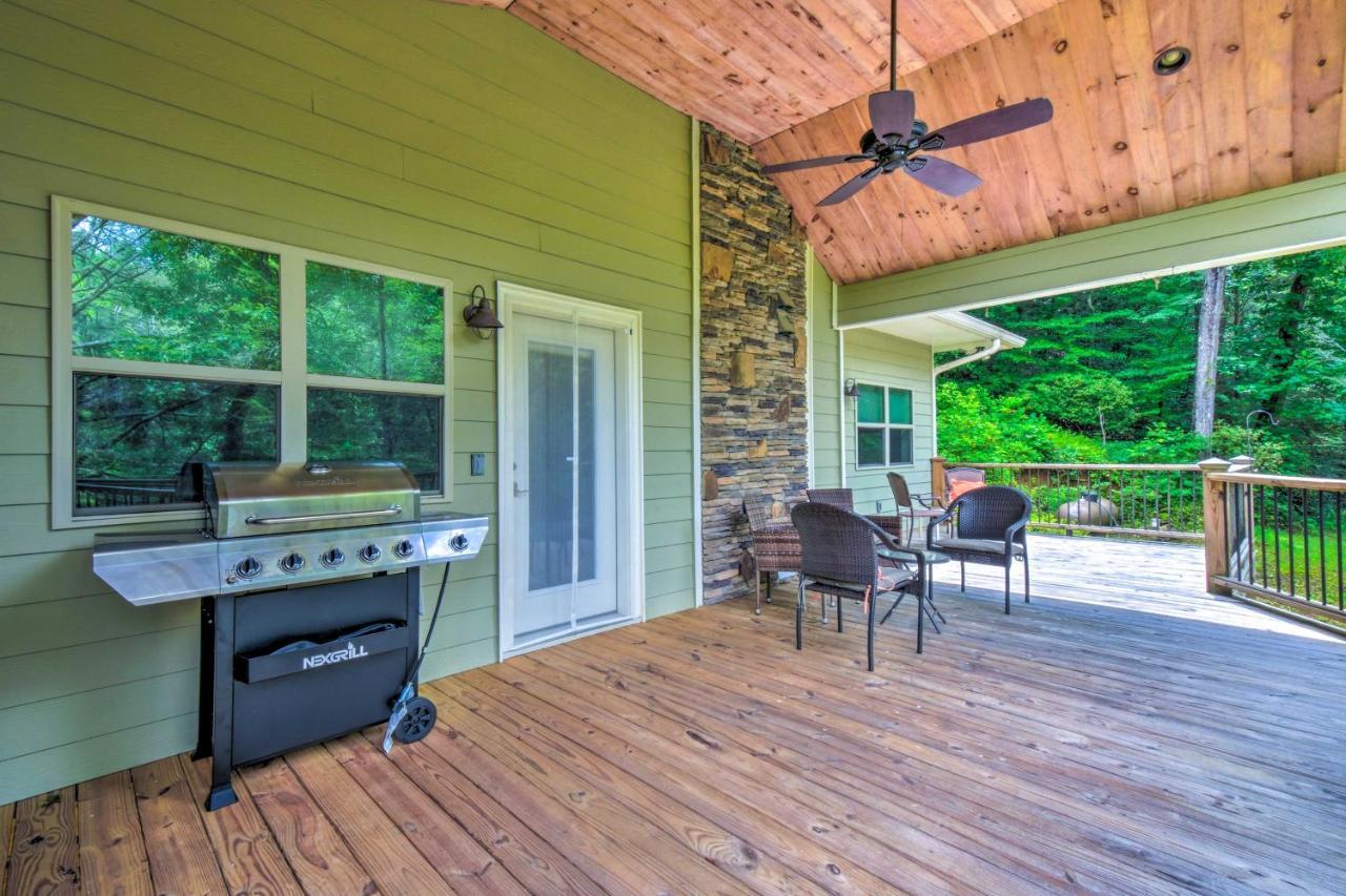 Cozy Riverside Dahlonega Home With Kayaks And Fire Pit Exterior foto