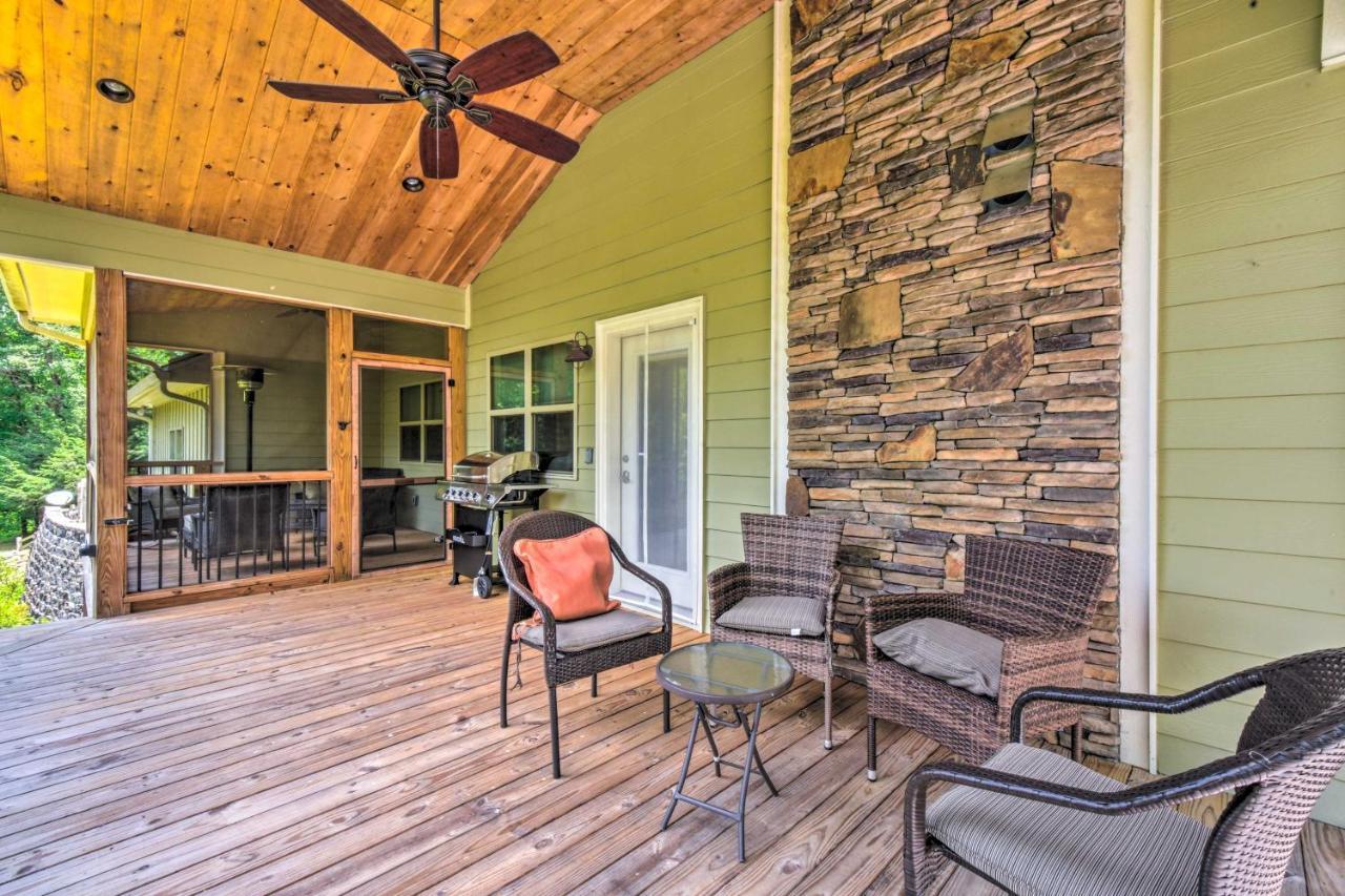 Cozy Riverside Dahlonega Home With Kayaks And Fire Pit Exterior foto