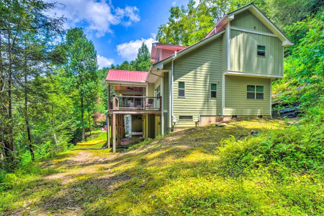Cozy Riverside Dahlonega Home With Kayaks And Fire Pit Exterior foto