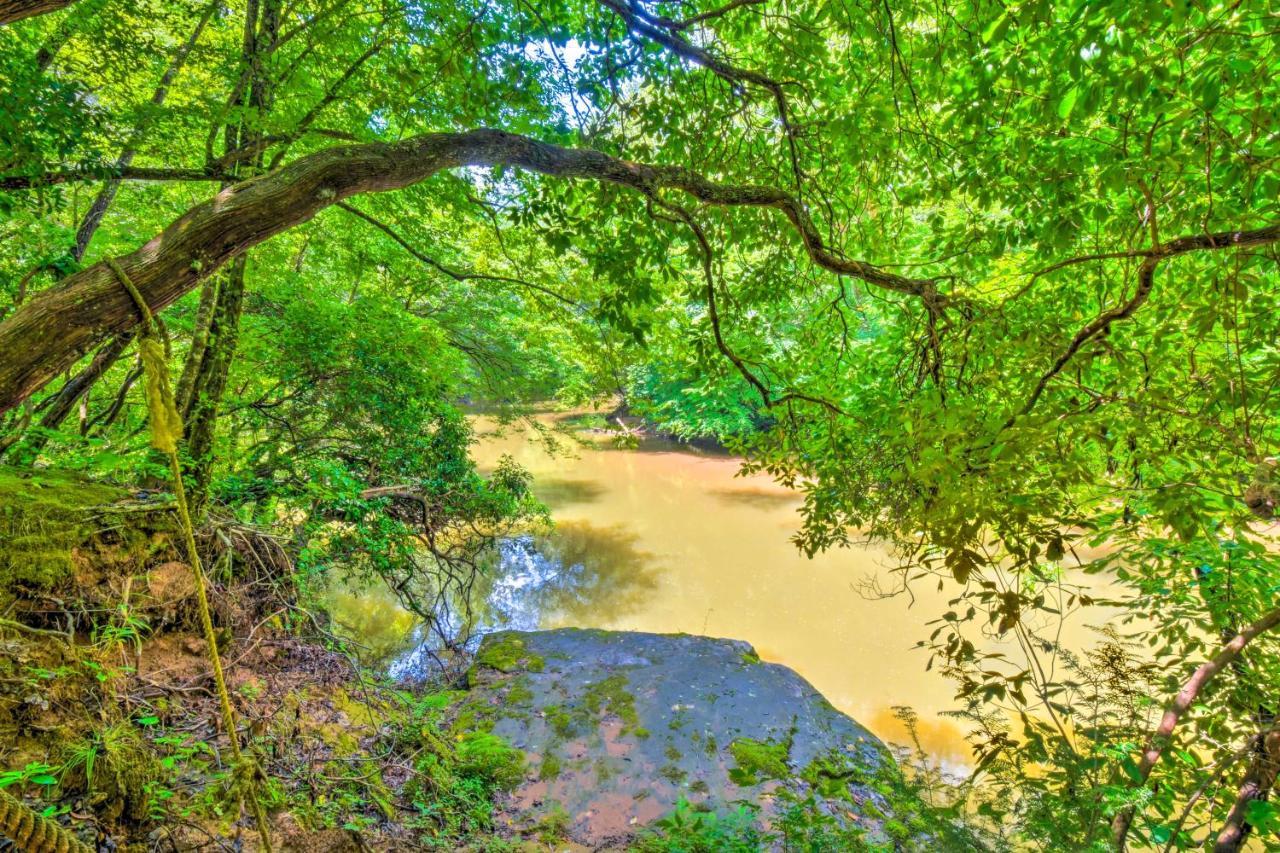 Cozy Riverside Dahlonega Home With Kayaks And Fire Pit Exterior foto